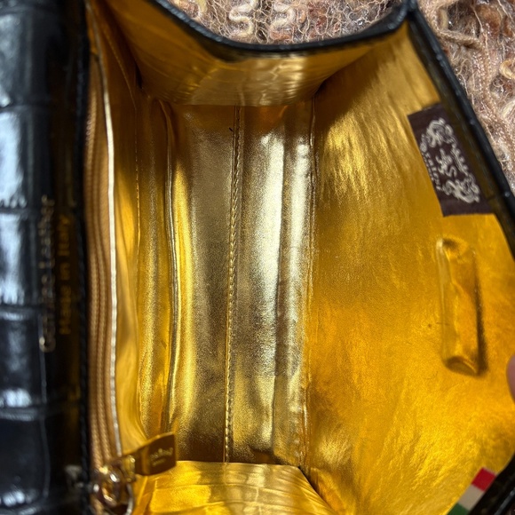 Pratesi Italian Leather Bamboo Top Handle--Excellent Condition - Picture 5 of 5